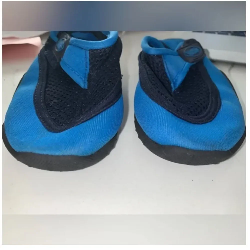 Sand & Sun Infant Baby Boys Black Blue Water Beach Vacation Slip-on Shoes‎ 6